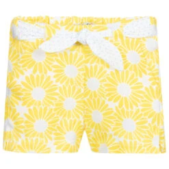 Dr. Kid Yellow Floral Shorts