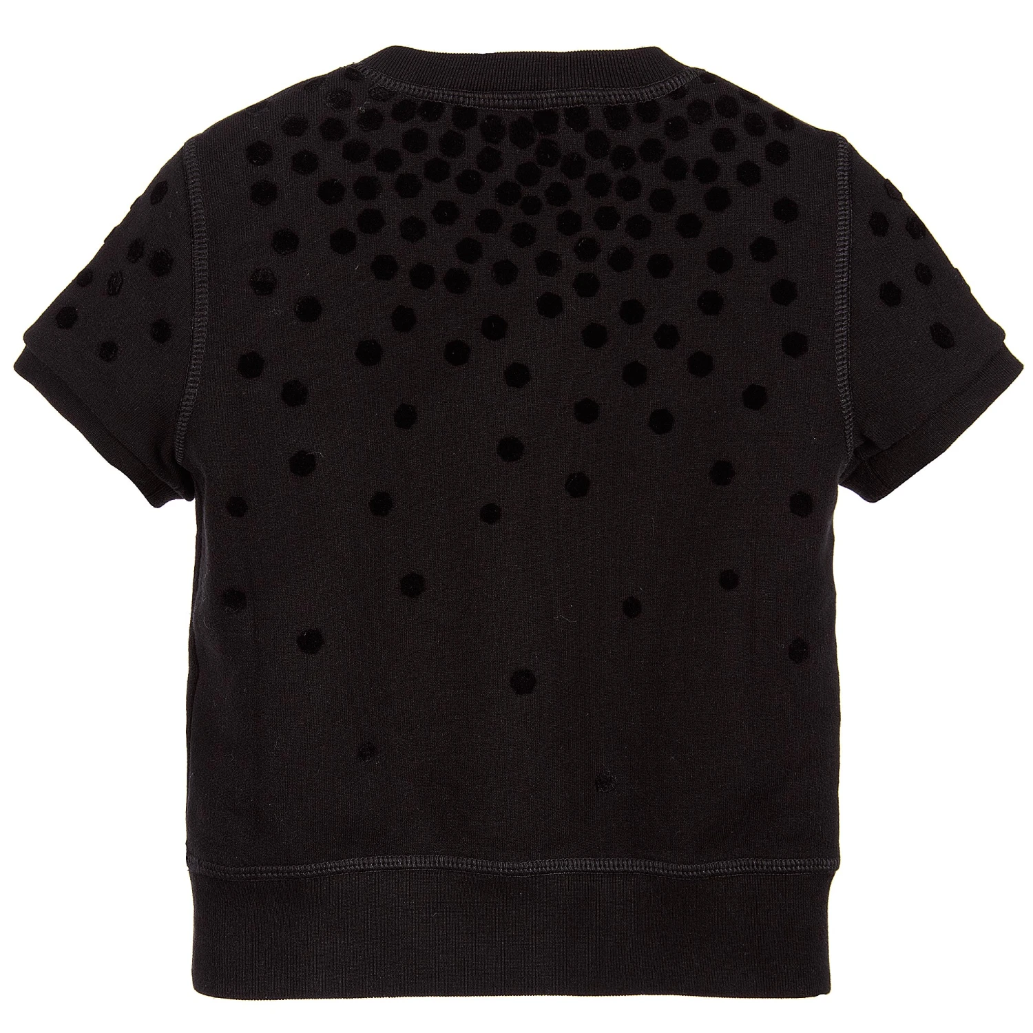 Dsquared2 Girls Velvet Spot Sweatshirt 2 Dsquared2 Girls Velvet Spot Sweatshirt - Image 2