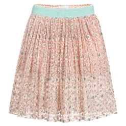 EIRENE Girls Pink & Blue Lace Skirt
