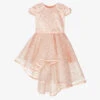 EIRENE Pink & Gold Glitter Dress