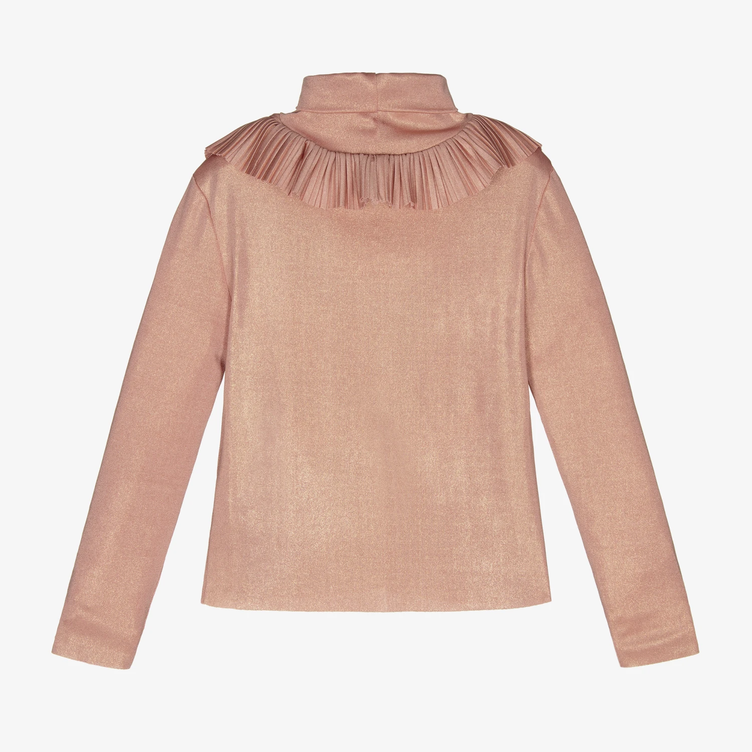 EIRENE Pink Ruffle Turtleneck Top 3 EIRENE Pink Ruffle Turtleneck Top - Image 3