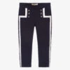 Elie Saab Girls Blue Cotton Trousers
