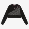 Elle Girls Black Logo Sweatshirt