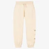 Elle Girls Ivory Logo Joggers