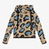 Elsy Beige Leopard Print Hoodie