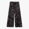 Elsy Black & White Palazzo Trousers