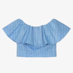 Elsy Girls Blue Striped Bardot Blouse -Deals Whimsy Collection Store elsy girls blue striped bardot blouse 490026 05d8ccf757af86aeaf5cbf7bf51c187919df83ab