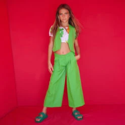 Elsy Girls Green Wide Leg Crêpe Trousers -Deals Whimsy Collection Store elsy girls green wide leg crepe trousers 490029 0bdf2332a6d2f41900df7d08f5042dbec9c1014c outfit