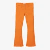 Elsy Girls Orange Denim Flared Jeans