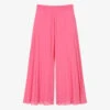 Elsy Girls Pink Pleated Chiffon Trousers