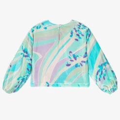 PUCCI Blue Lilly Velour Top -Deals Whimsy Collection Store emilio pucci blue lilly velour top 464865 82677ebd9868d6bf96e82778711bc8ec37bf8447