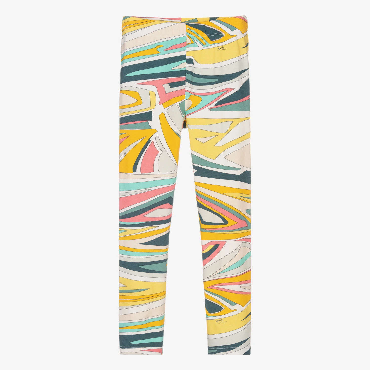 PUCCI Girls Cotton Lance Leggings 1 PUCCI Girls Cotton Lance Leggings