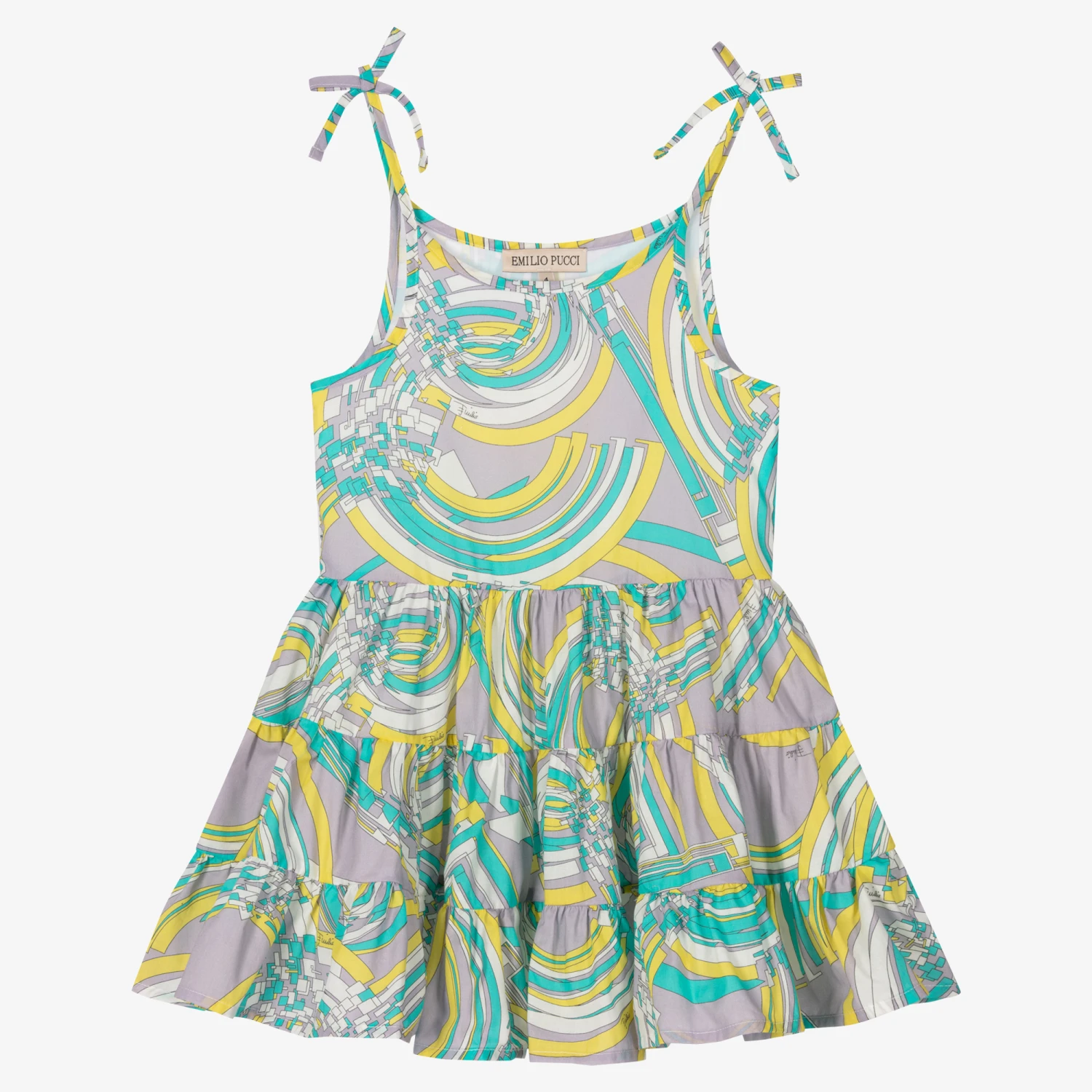 PUCCI Girls Esploso Cotton Dress 1 PUCCI Girls Esploso Cotton Dress