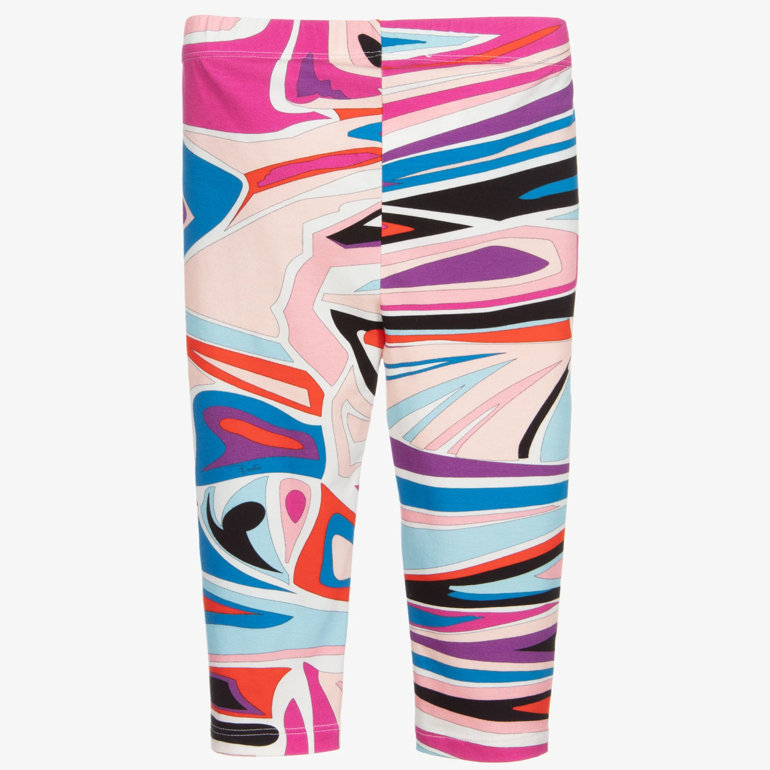 PUCCI Pink & Purple Cotton Leggings 2 PUCCI Pink & Purple Cotton Leggings - Image 2