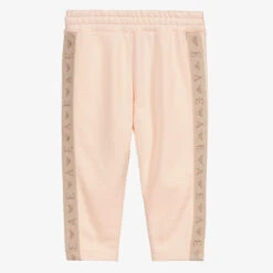 Emporio Armani Baby Girls Pink Logo Joggers