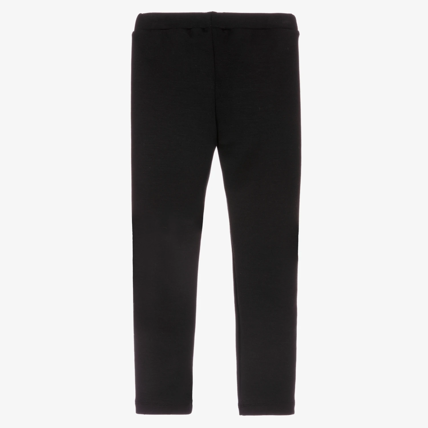 Emporio Armani Girls Black Modal Leggings 2 Emporio Armani Girls Black Modal Leggings - Image 2
