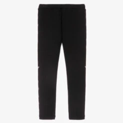 Emporio Armani Girls Black Modal Leggings