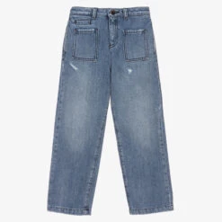 Emporio Armani Girls Blue Denim Jeans