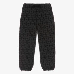 Emporio Armani Girls Blue Eagle Logo Joggers