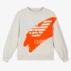 Emporio Armani Girls Grey Cotton Sweatshirt