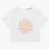 Everything Must Change Girls Ivory Cotton Daisy Top