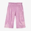 Everything Must Change Girls Purple Linen & Lurex Trousers
