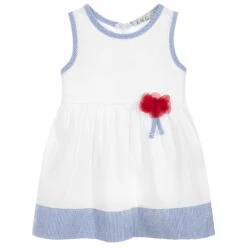 Everything Must Change White Cotton Baby Dress
