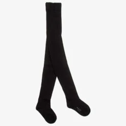 Falke Girls Black Cotton Tights
