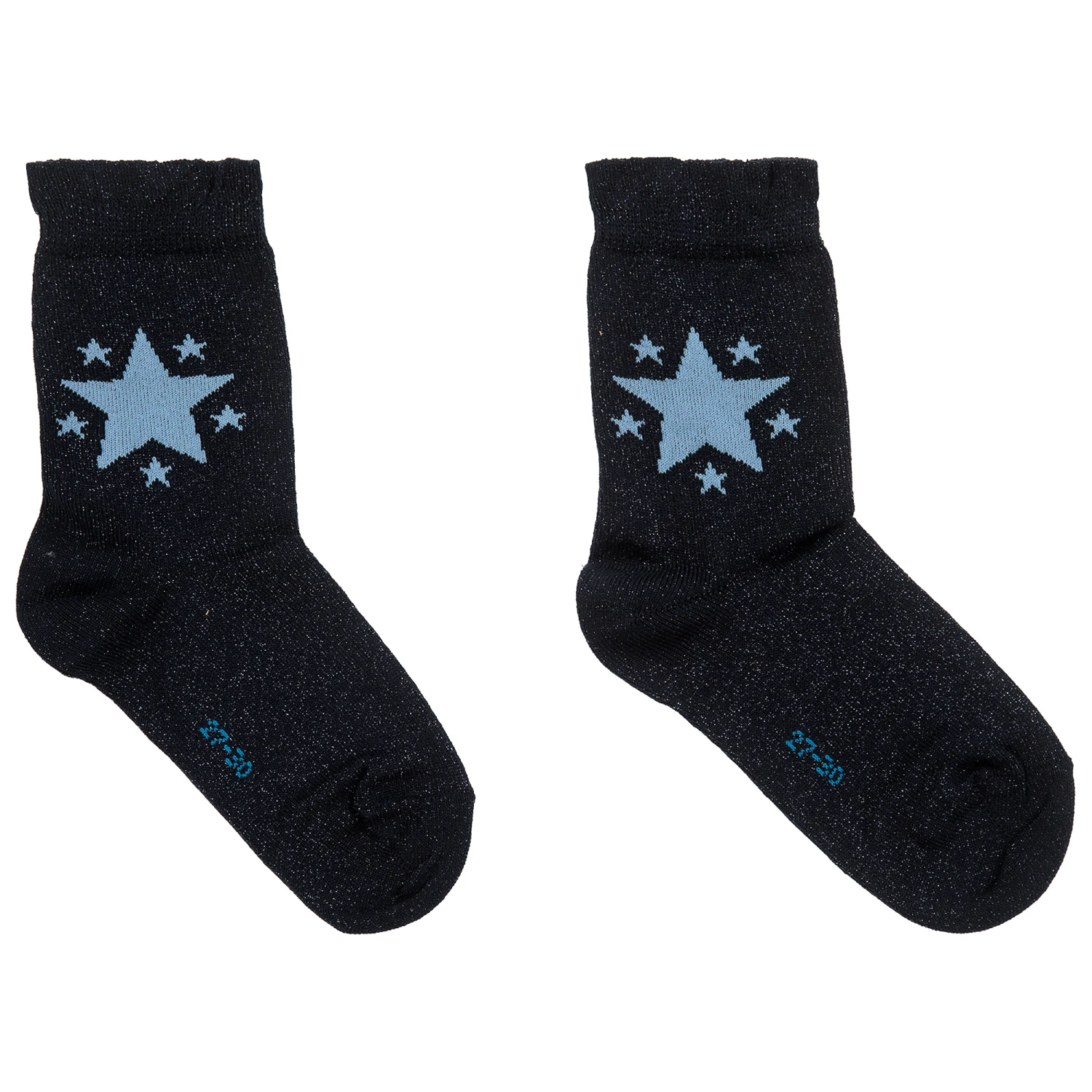Falke Girls Navy Blue Star Socks 1 Falke Girls Navy Blue Star Socks