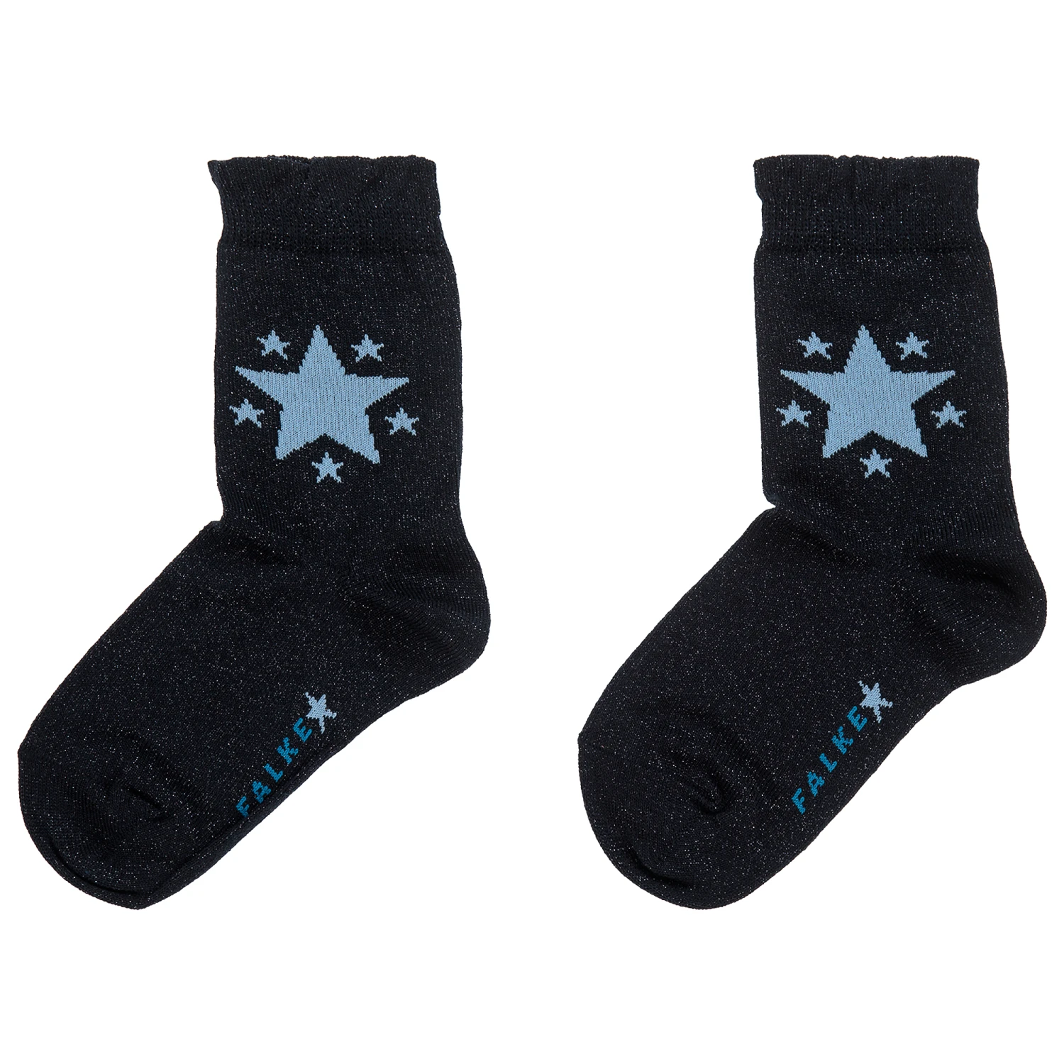 Falke Girls Navy Blue Star Socks 4 Falke Girls Navy Blue Star Socks - Image 4