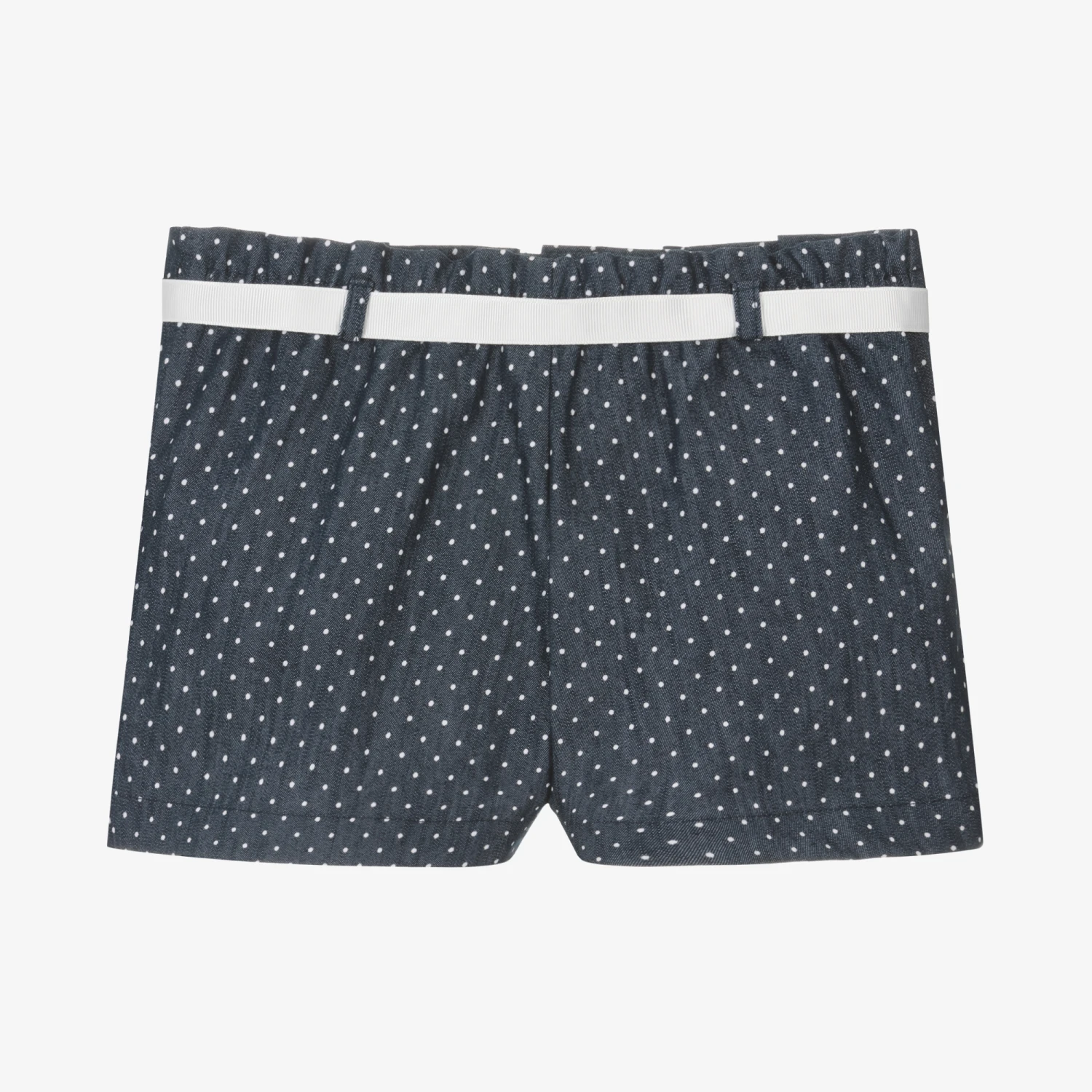 Fina Ejerique Girls Blue & White Polka Dot Shorts 2 Fina Ejerique Girls Blue & White Polka Dot Shorts - Image 2