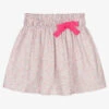 Fina Ejerique Girls Pink Floral Cotton Skirt