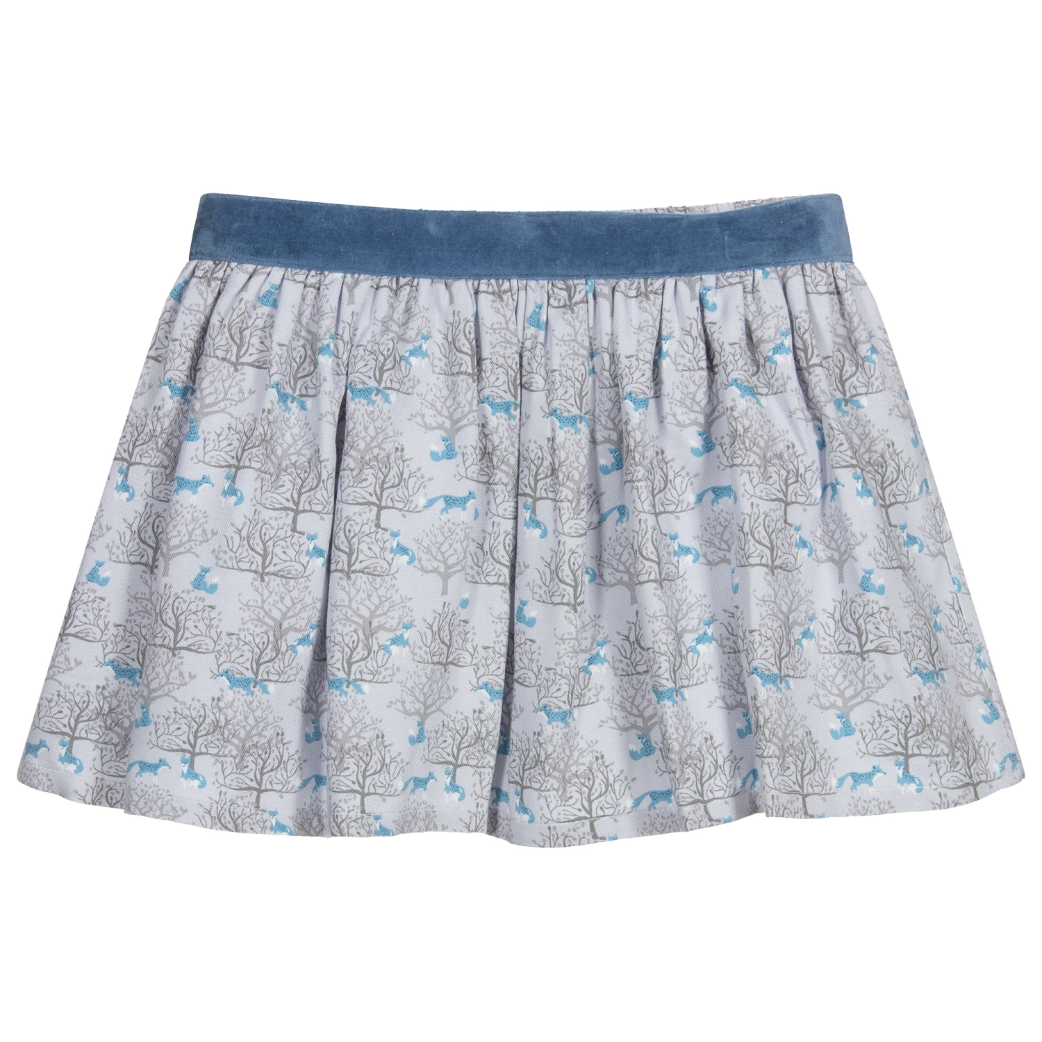 Fina Ejerique Grey Viscose Skirt 1 Fina Ejerique Grey Viscose Skirt