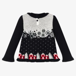 Foque Girls Blue Festive Sweater -Deals Whimsy Collection Store foque girls blue festive sweater 464322 e75f2418ff6f2d5b5234aaf6d6becd4af53619f5