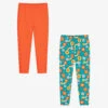 Frugi Girls Cotton Leggings (2 Pack)