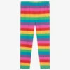 Frugi Girls Rainbow Stripe Organic Cotton Leggings