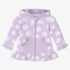 FS Baby Girls Purple Zip-Up Hooded Top