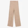Fun & Fun Girls Beige Knitted Trousers