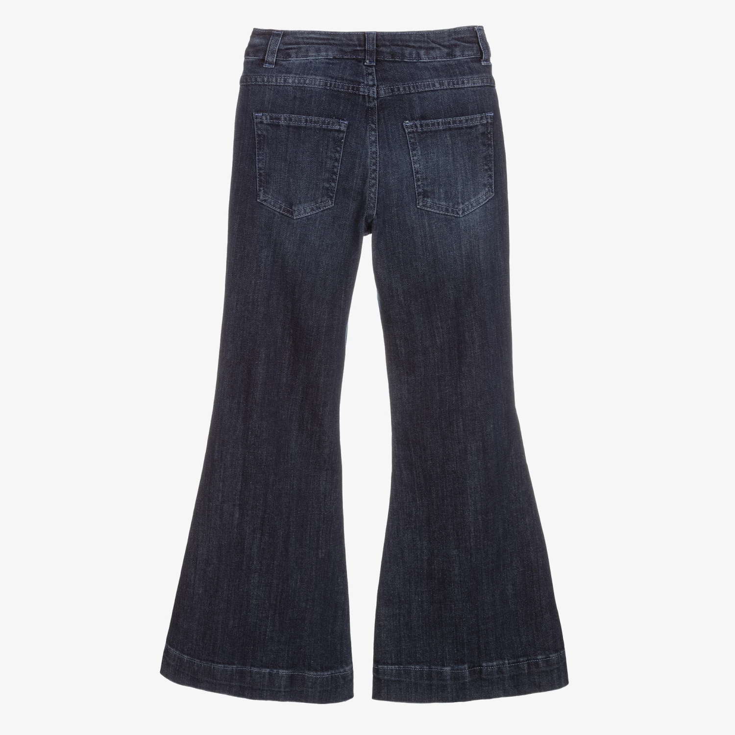 Fun & Fun Girls Blue Denim Flared Jeans 3 Fun & Fun Girls Blue Denim Flared Jeans - Image 3