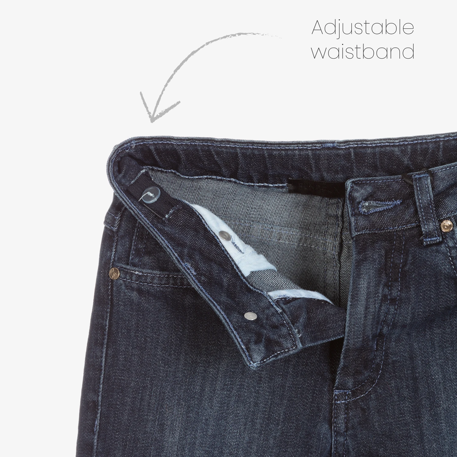 Fun & Fun Girls Blue Denim Flared Jeans 4 Fun & Fun Girls Blue Denim Flared Jeans - Image 4