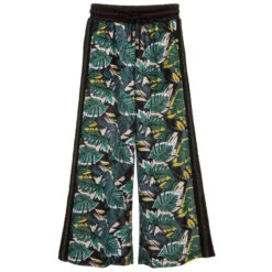 Fun & Fun Girls Green Leaf Culottes