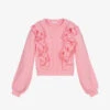 Fun & Fun Chic Girls Pink Cable Knit Sweater
