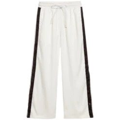 Fun & Fun Ivory & Black Satin Trousers