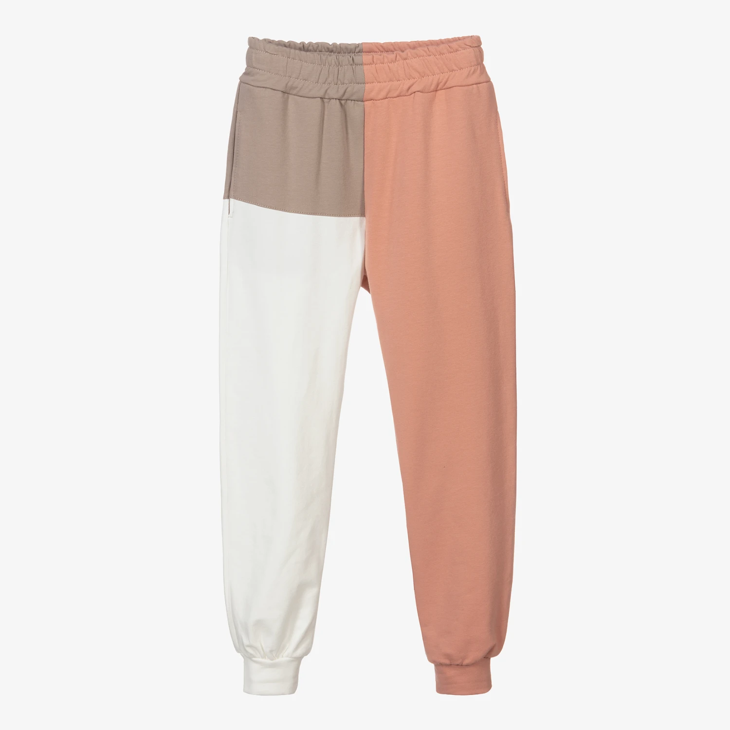 Fun & Fun Chic Pink Colour Block Joggers 1 Fun & Fun Chic Pink Colour Block Joggers