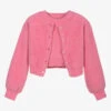 Fun & Fun Pink Knit Top & Cardigan Set