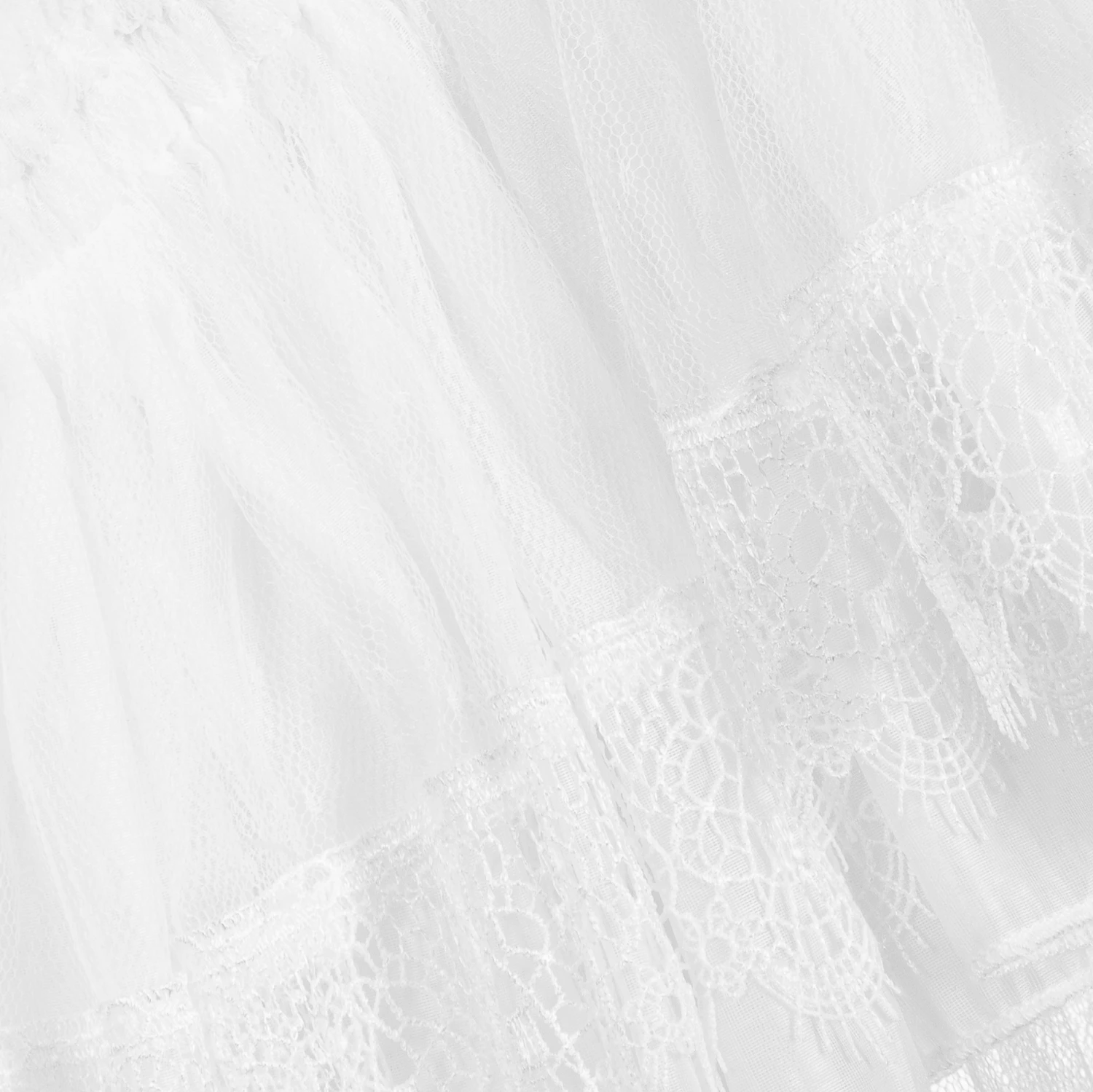 Fun & Fun White Lace Crop Blouse 3 Fun & Fun White Lace Crop Blouse - Image 3