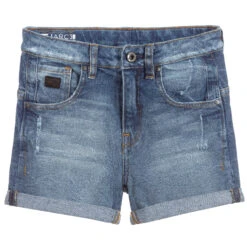 G-Star Raw Girls Blue Denim Shorts