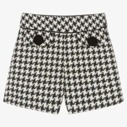 Giamo Girls Houndstooth Shorts