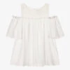 Giamo Girls White Chiffon Blouse