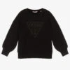 Guess Girls Black Viscose Sweater